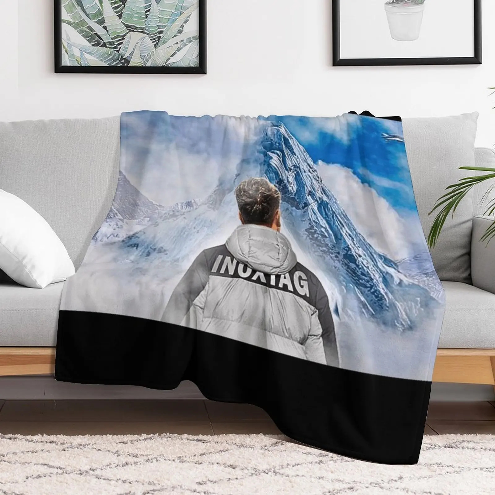 inoxtag everest - inox Throw Blanket Giant Sofa Extra Large Throw Hairys Blankets