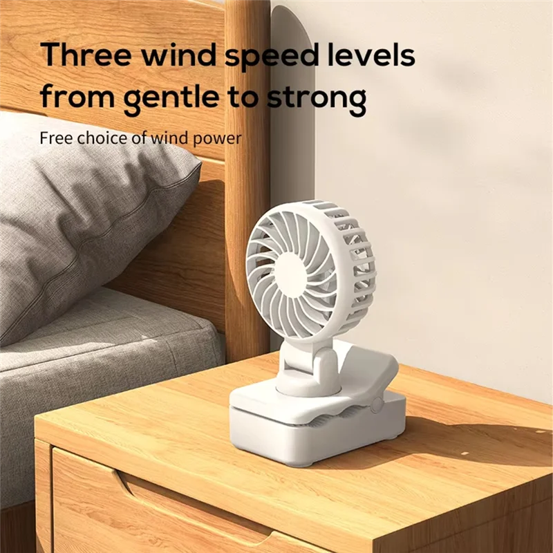 B47B-Rechargeable Cooling Fan Rechargeable Cooling Fan Air Cooler With Adjustable Speeds A