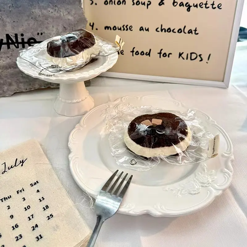 Handmade Soft-Set Cheesecake Squeeze Toy