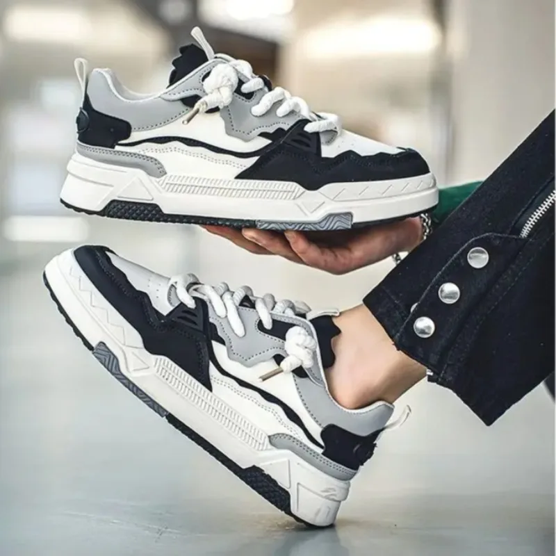 

High Quality Teenager Men Sneakers New Man Running Shoes Non Slip Platform Shoe Training Tennis Shoes Wear Resistant Men Shoes