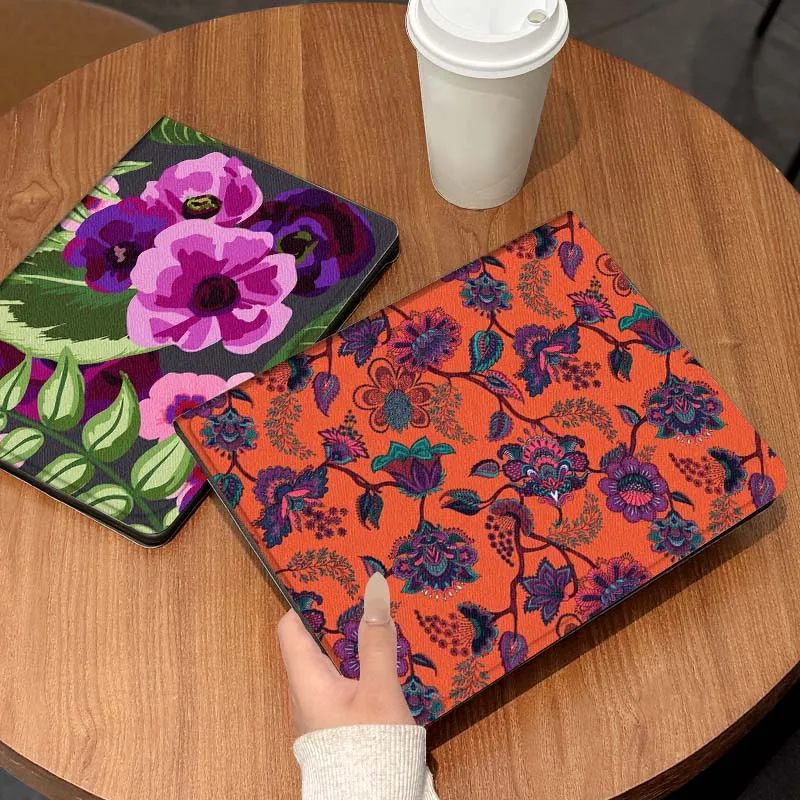 

Vibrant Floral Pattern Design Tablet Case For Lenovo Xiaoxin Legion Pad Tab Pro GT Y700 Gen4 2 11 P11 M10 K10 3rd Plus Gen Gift