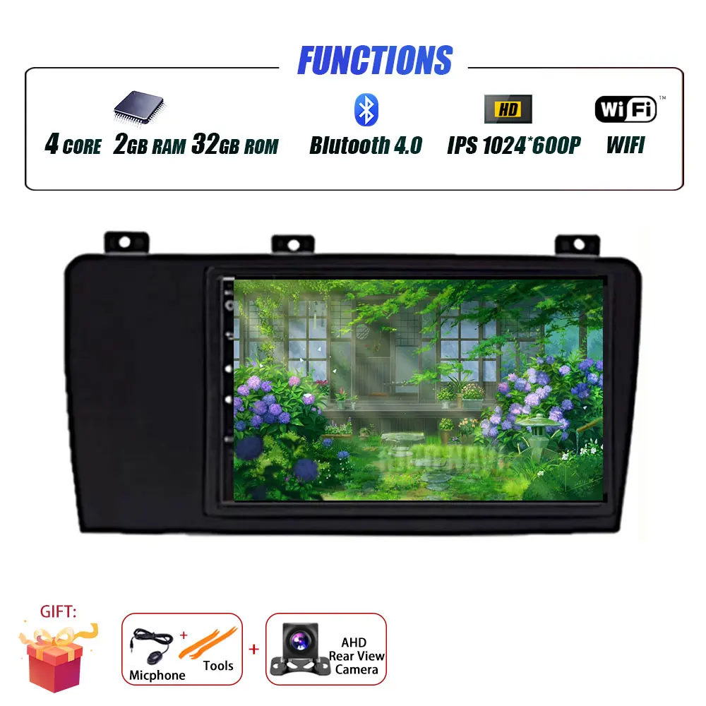 7Inch Android 15 Voor Volvo XC70 V70 S60 2005 - 2009 Autoradio Multimedia Speler Navigatie GPS Draadloze Carplay 4G WIFI