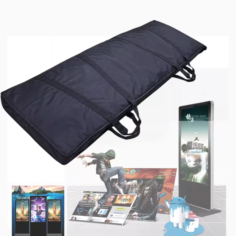 Advertising Vertical All-in-one Machine Protective Case Vertical Screen Player PMMA Acrylic Board Storage Bag Customized