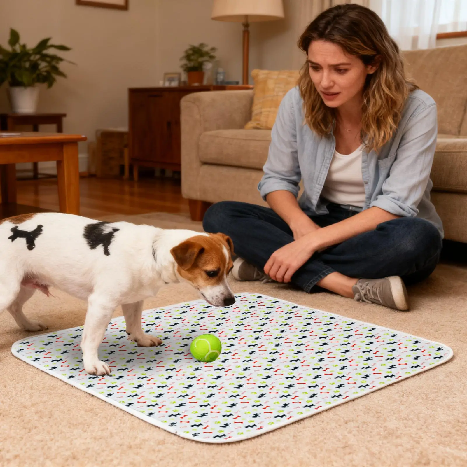 Welpen-Pads, leicht zu reinigende Haustier-Trainingsmatte, waschbare Welpen-Pads für Katzen, Töpfchentraining, Zuhause, Reisen, Laufstall, Kiste, Trainingsstreu