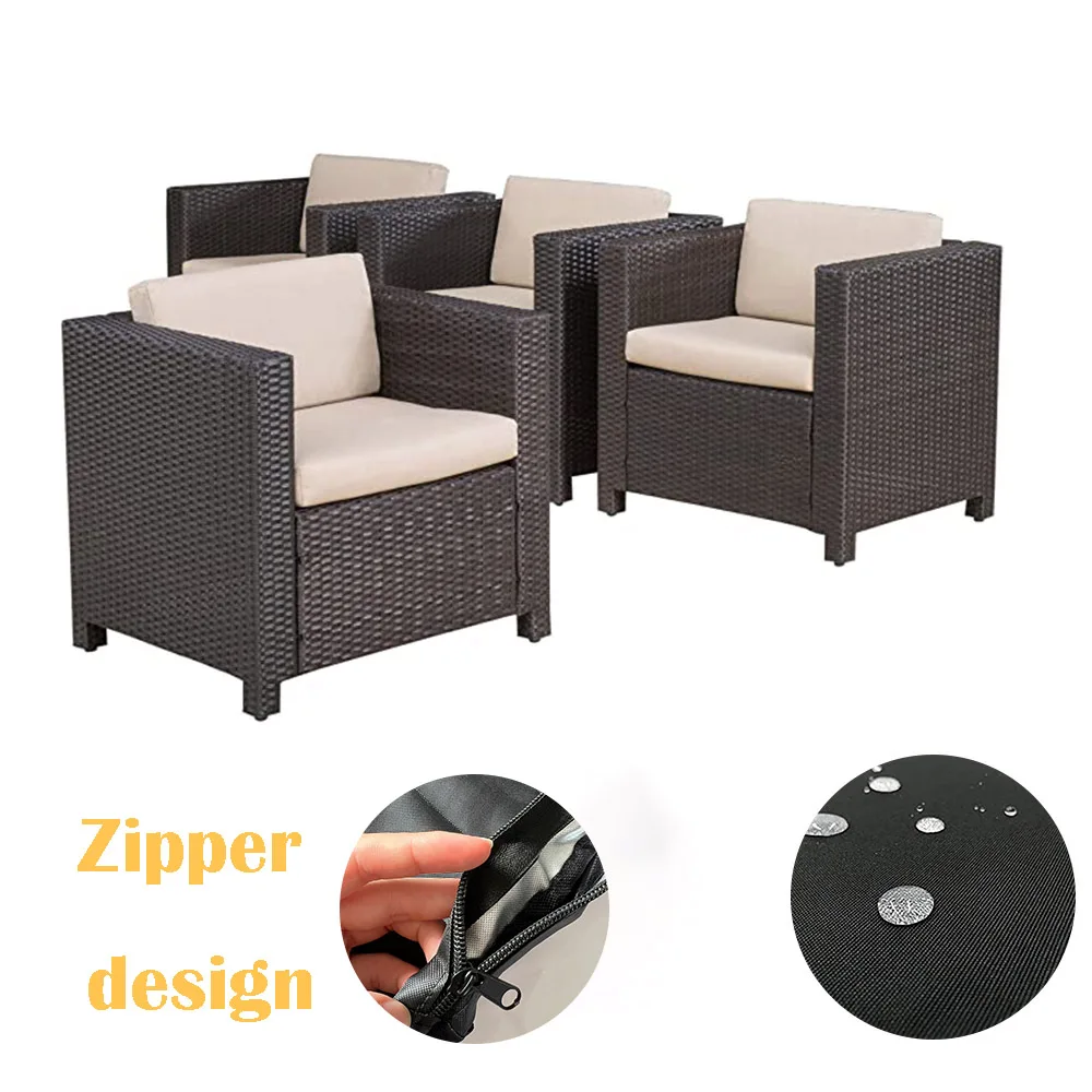 1-4 Set Sofa Cushion Outdoor Garden Cushion Inner Cover Chair Cushion Sofa Cushion Replacement Cover