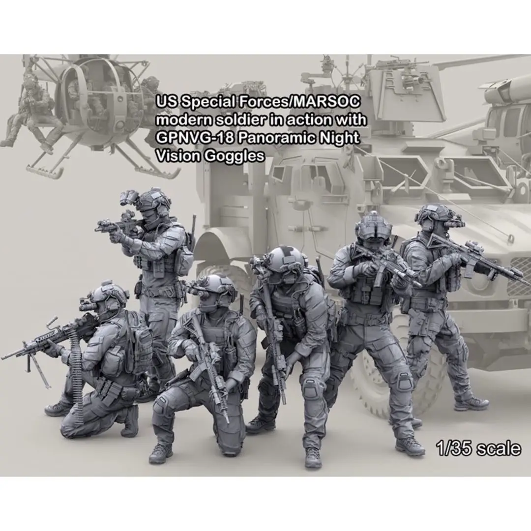 1/35  Resin Model Figure GK， Unassembled and unpainted kit