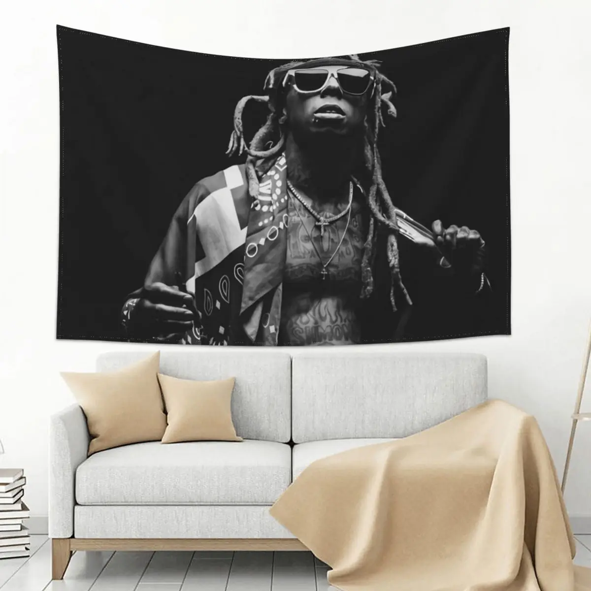 

Lil Black Tapestry Home Decoration