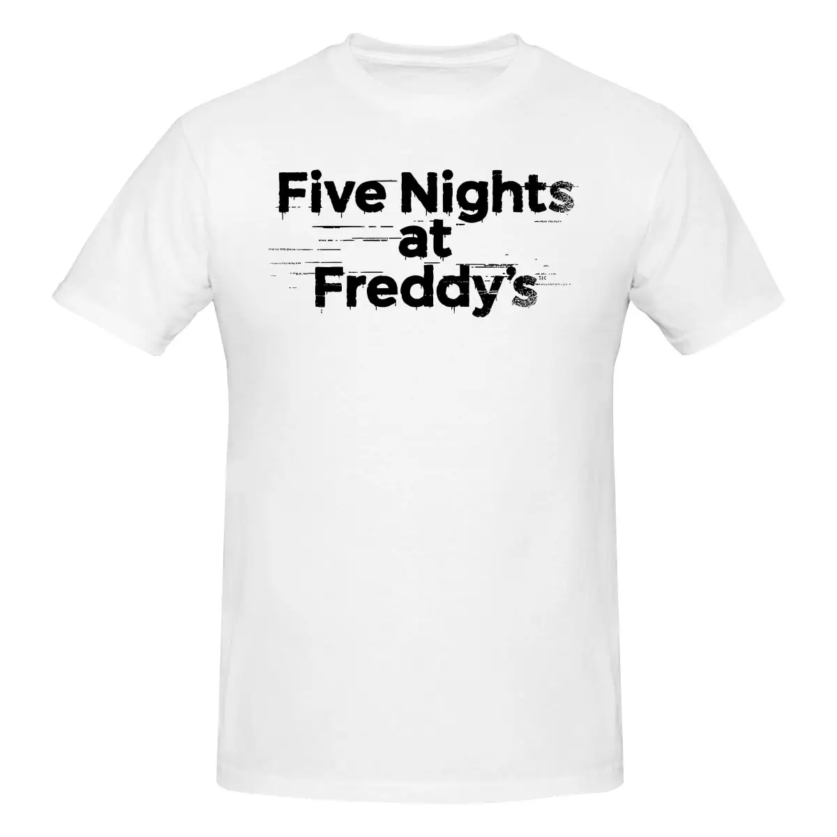 

Мужская футболка с забавным логотипом FNAF, футболка унисекс, винтажная футболка