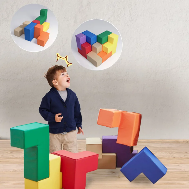 Software de centro de educación temprana, combinación deslizante de escalada, software para niños, bloque de construcción, integración sensorial para jardín de infantes