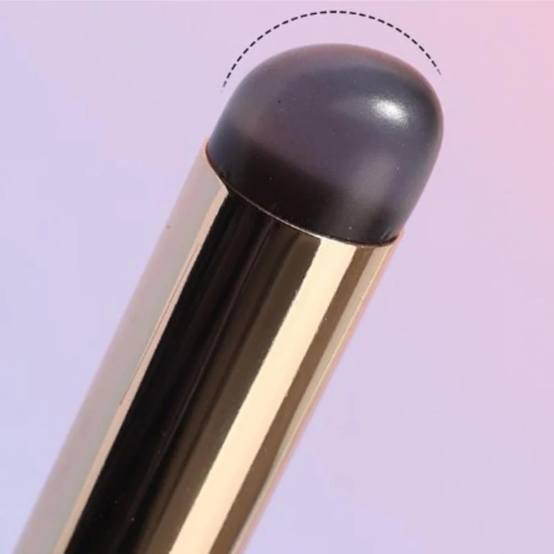 Silicone Lip Brush Angled Concealer Makeup Brush Tool Portable Round Head Like Fingertips Q Soft Lipstick Brush Concealer Brush