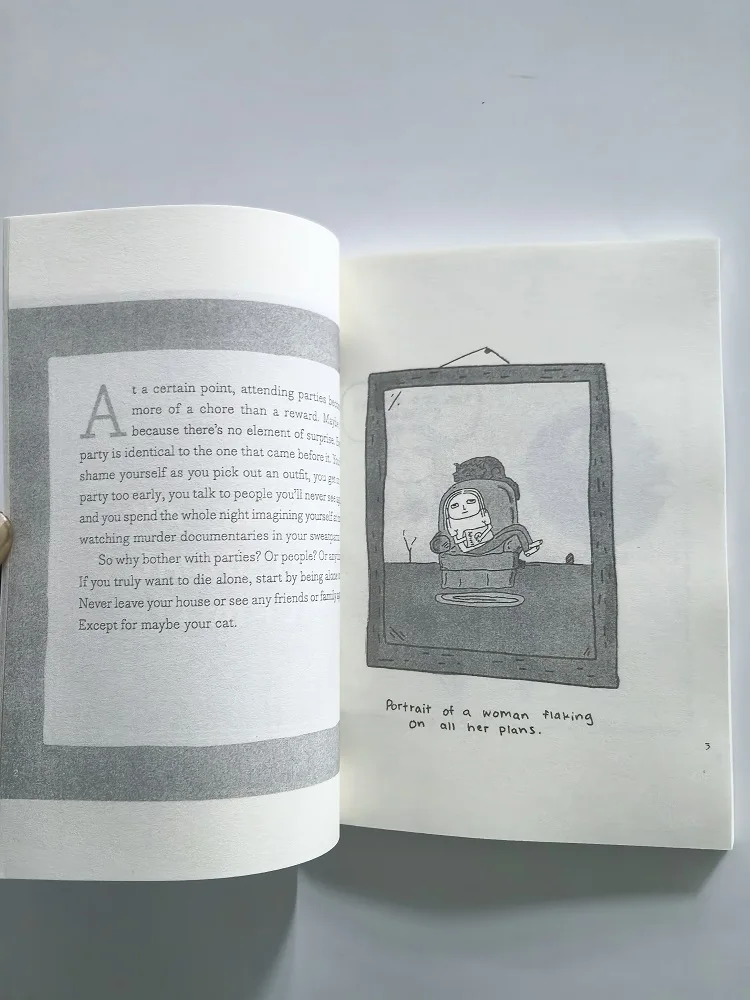 How to Die Alone The Foolproof Guide to Not Helping Yourself  Humorous Comics English Book