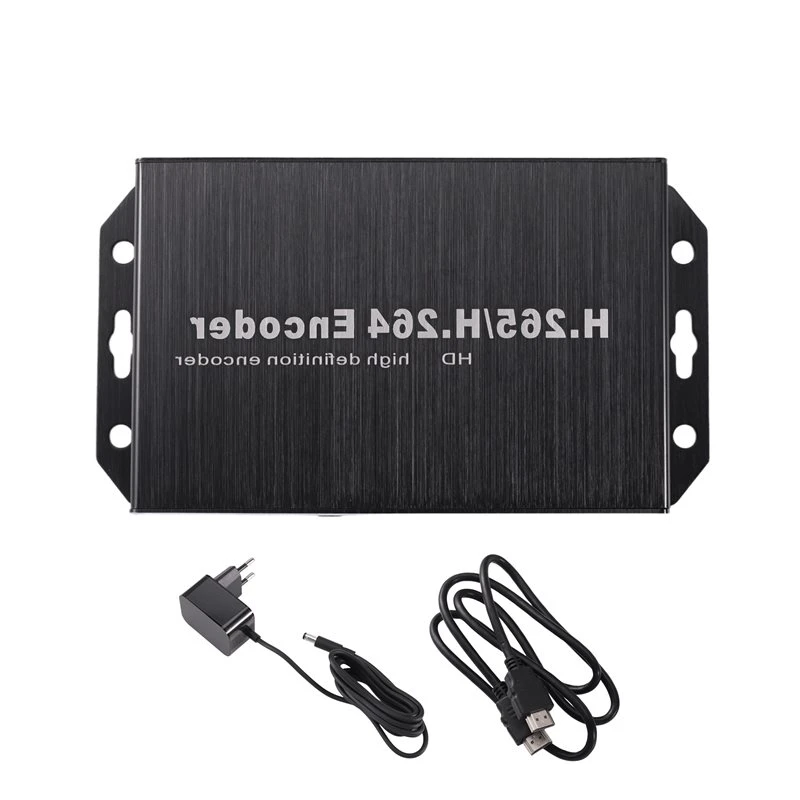 SQPP-POE-Powered HD Audio/Video Encoder H. 265/H. 264 HD-To-IP Conversion Live Streaming Multi-Platform EU PLUG Loop-Out Type
