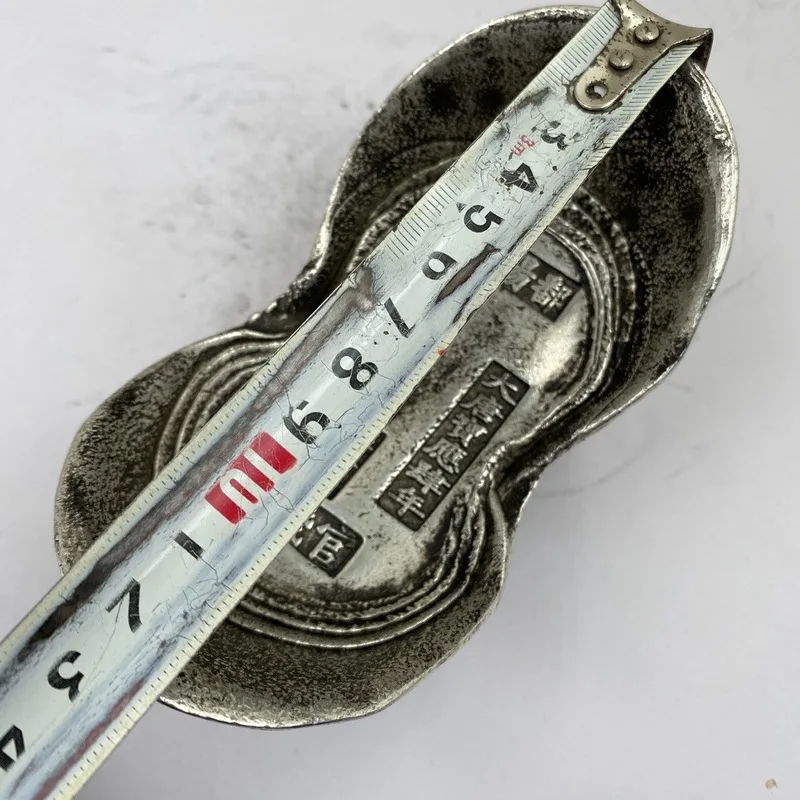 Antique coins, , -plated white copper, Northern Song Dynasty, fifty-two silver ingots, decorative pieces, ant