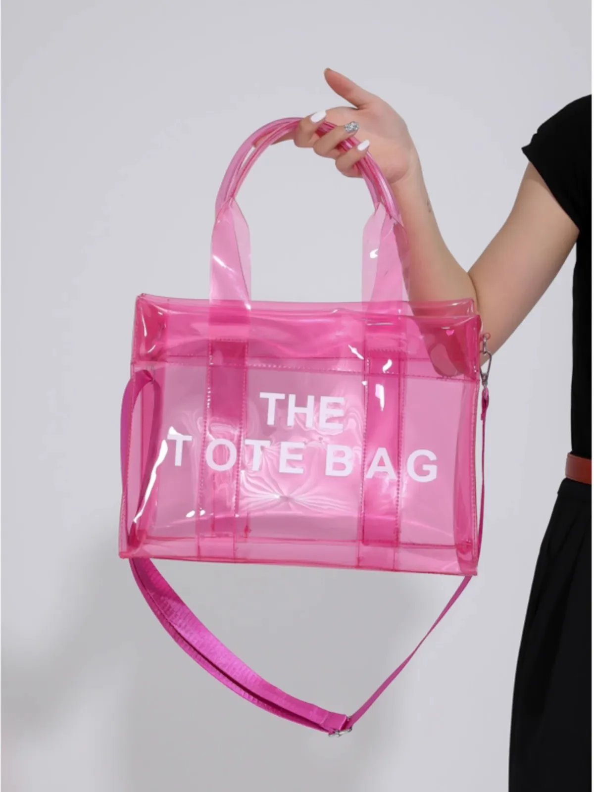 Vintage PVC Tote Shoulder Crossbody Bags for Women Handbags and Purses 2023 New Brand Designer Messenger Bag