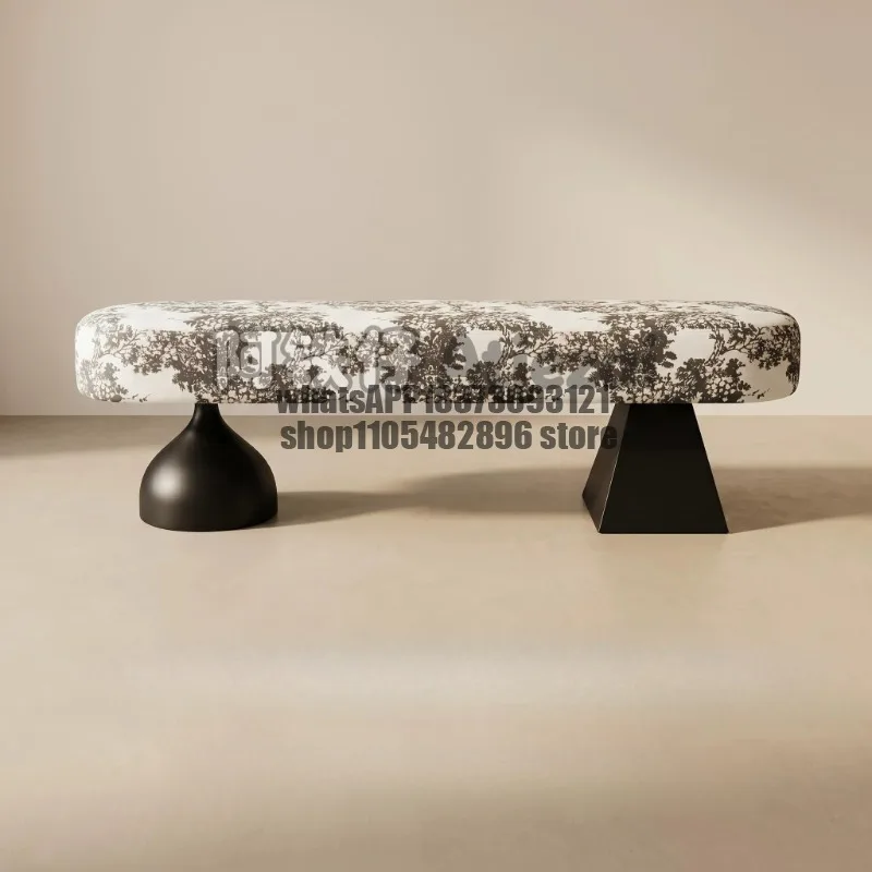 bayberry print tea table bench designer creative dining table bench bedside stool entrance door shoe changing stool