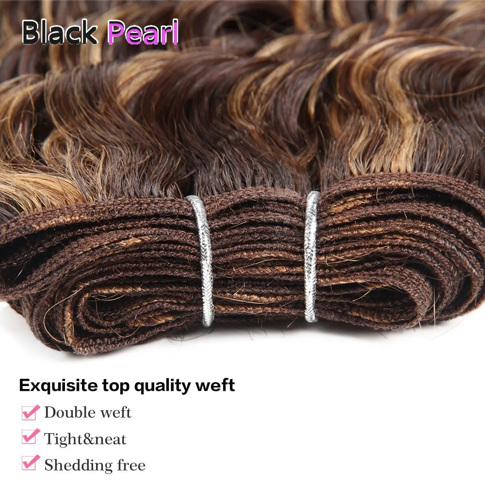 100% Unprocessed Human Hair Weave Remy Hair Bundles Deep Wave Bundles Human Hair Curly Weave Human Hair Bundles