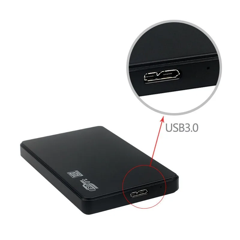 

2.5" USB 3.0 HDD Enclosure SATA HDD SSD External Hard Drive Case 5Gbps High Speed External Hard Drive Disk Box for PC Laptop PS5