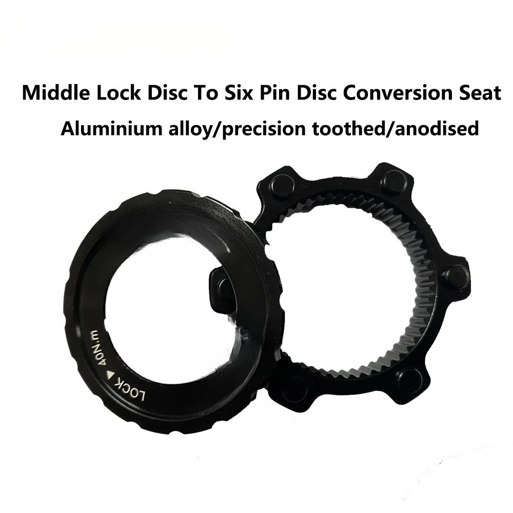 

Centerlock To 6-Hole Adapter Center Lock Conversion 6 Bolt Rotor Adapter For MTB Road Bike Disc Brake
