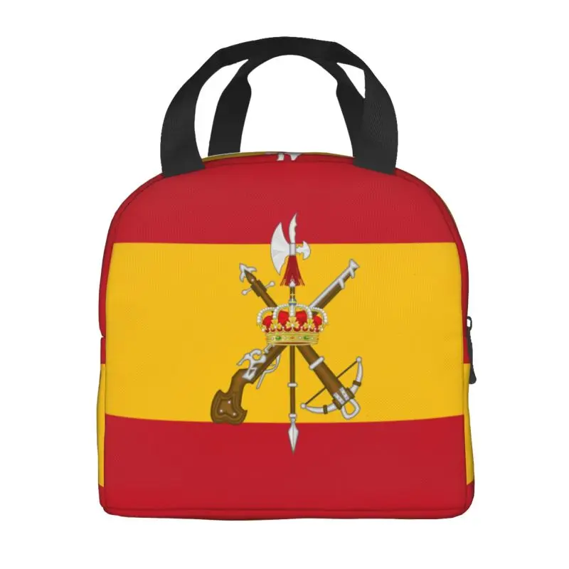 Spanish Legion Thermal Insulated Lunch Bag Spain Army Military Resuable Lunch Tote for Outdoor Picnic Multifunction Food Box