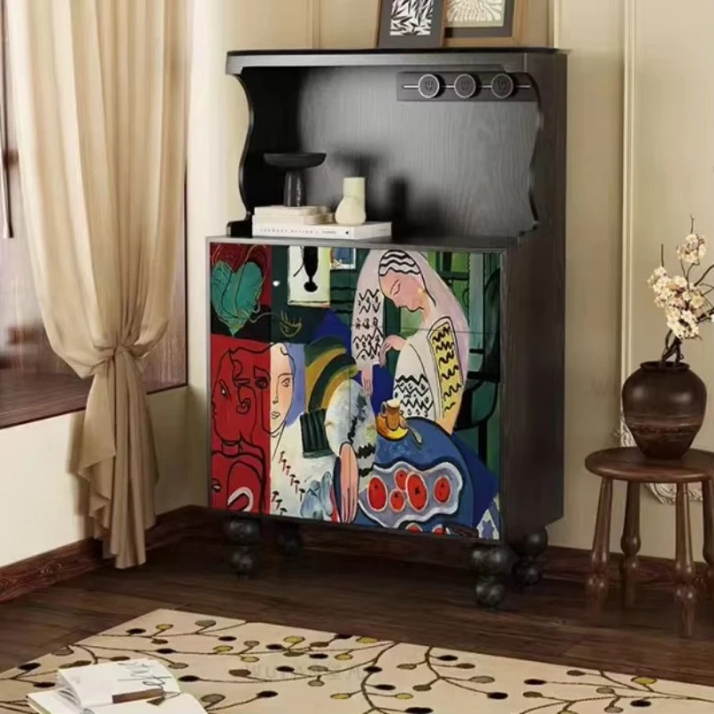 Modern fashion living room decoration home furniture wooden cabinet