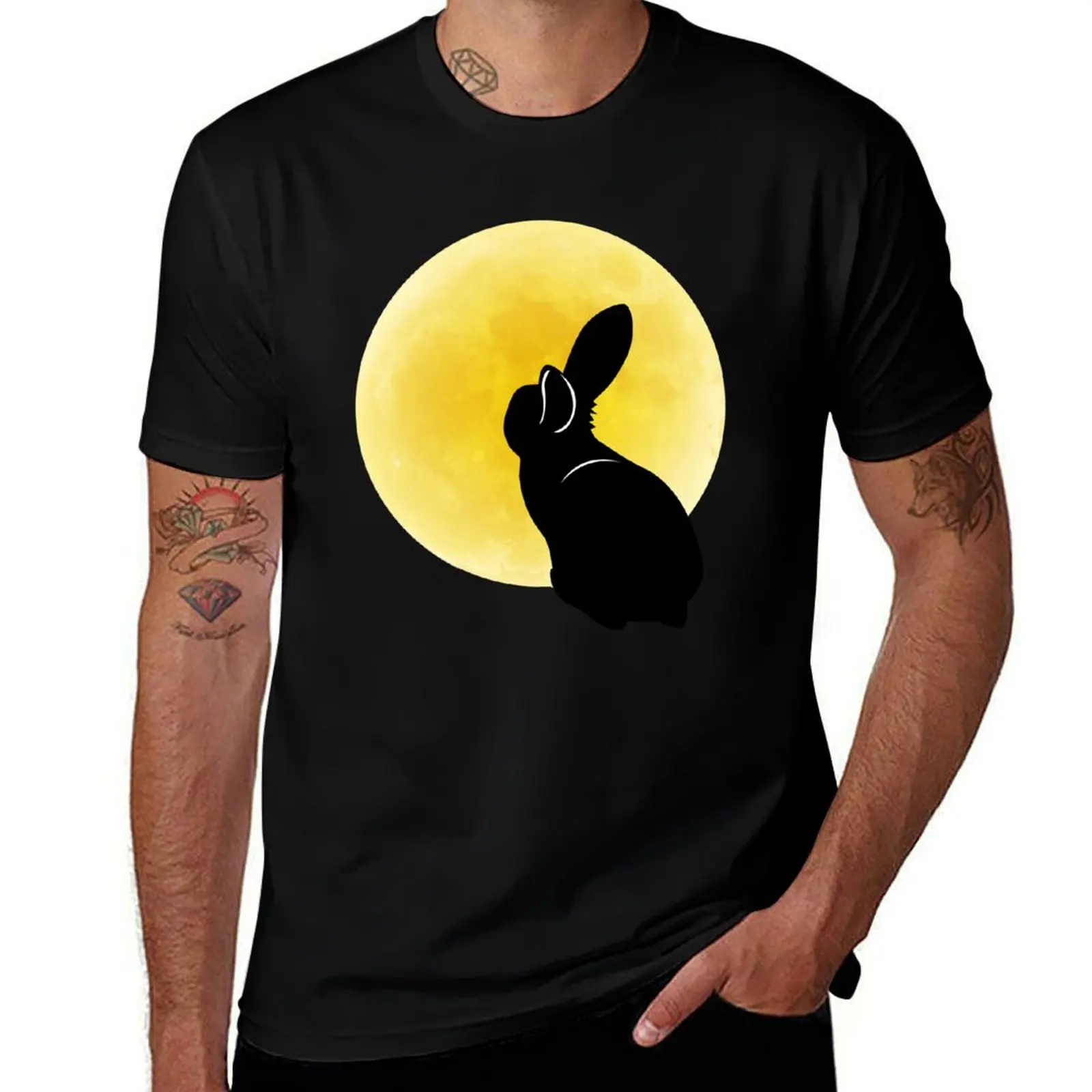 

mid autumn bunny T-Shirt shirts graphic tees customizeds Clothing oversized t shirt tee shirts for men