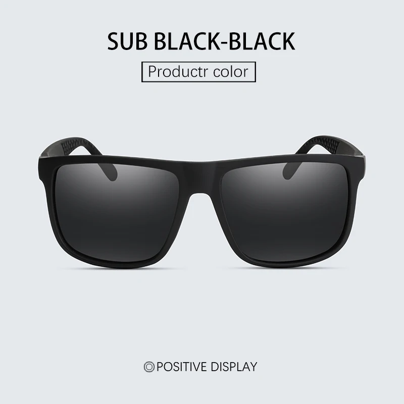 Marke Designer männer Sonnenbrille Vintage Quadrat Sonnenbrille Männer Frauen Luxus Fahren Angeln UV400 Brillen Männer – Detail 1