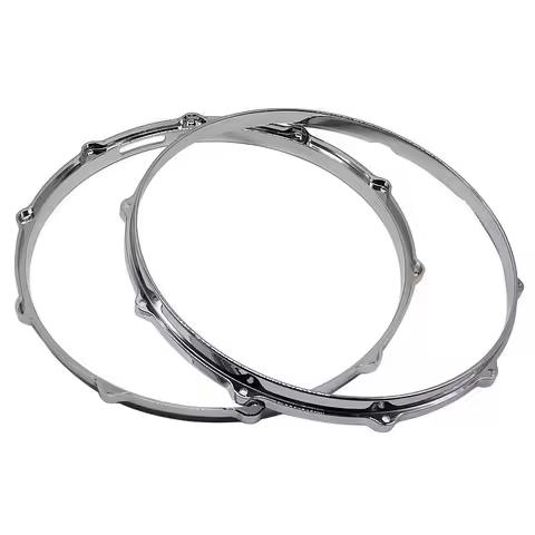 14 inch 10 hole silver die-casting drum ring aluminum alloy musical instrument drum accessories jazz drum ring hot selling