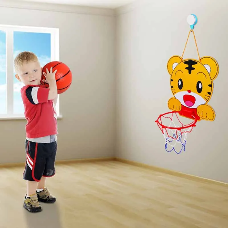 Kids Indoor Shooting Basketball Toys Basketball Board Hanging Basketball Holder Parent-child Interaction Sports Shooting Toys