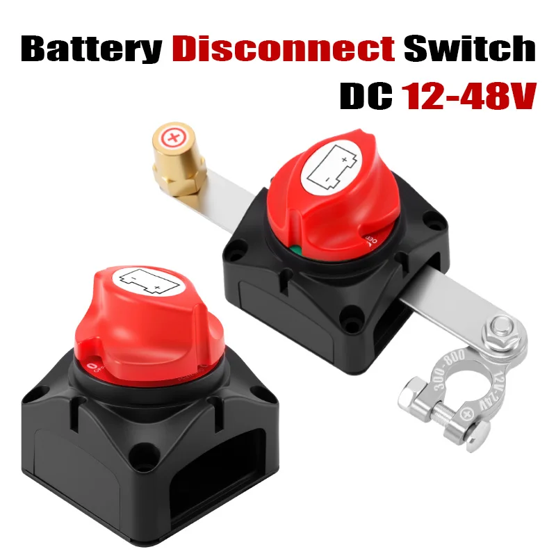 275A On Off Battery Disconnect Switch Master DC 12-48V Waterproof Battery Cut Off Switch for Car Vehicle RV Yacht and Boat