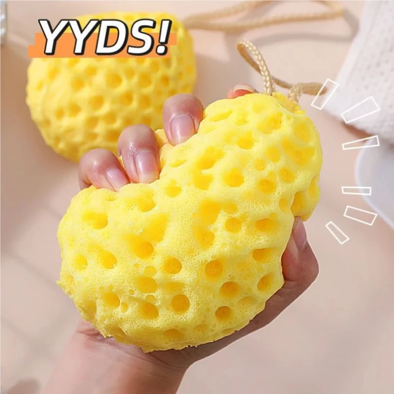 

Honeycomb Bath Ball Bathroom Cotton Household Soft Cheese Cute Children's Body Scrubbing Bath Balls Foaming Bath Sponges