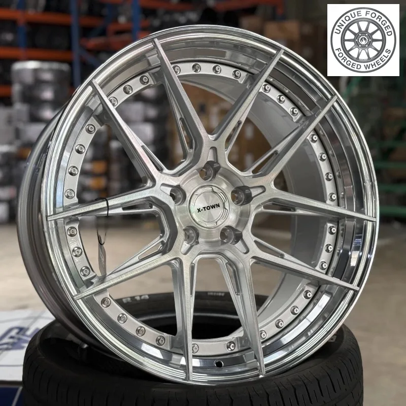 26 Style Luxury Car Wheels Rims Brush Silver 17 18 19 20 21 22 23 24 Inch 5x100/5x112/5x114.3/5x120/5x115 Forged Wheels For Bmw