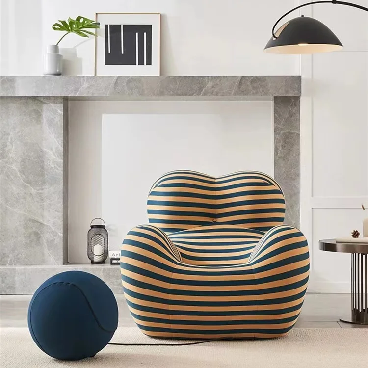 Nordic Contemporary design comfortable Ball Hug Chair Living Room Furniture  Lazy