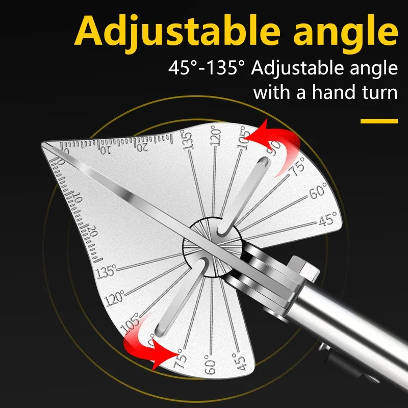 45-135 Degree Multi Angle Corner Scissors Mitre Wall Panel Wire Slot Cutter Plastic Pipe Hose Scissors Tool