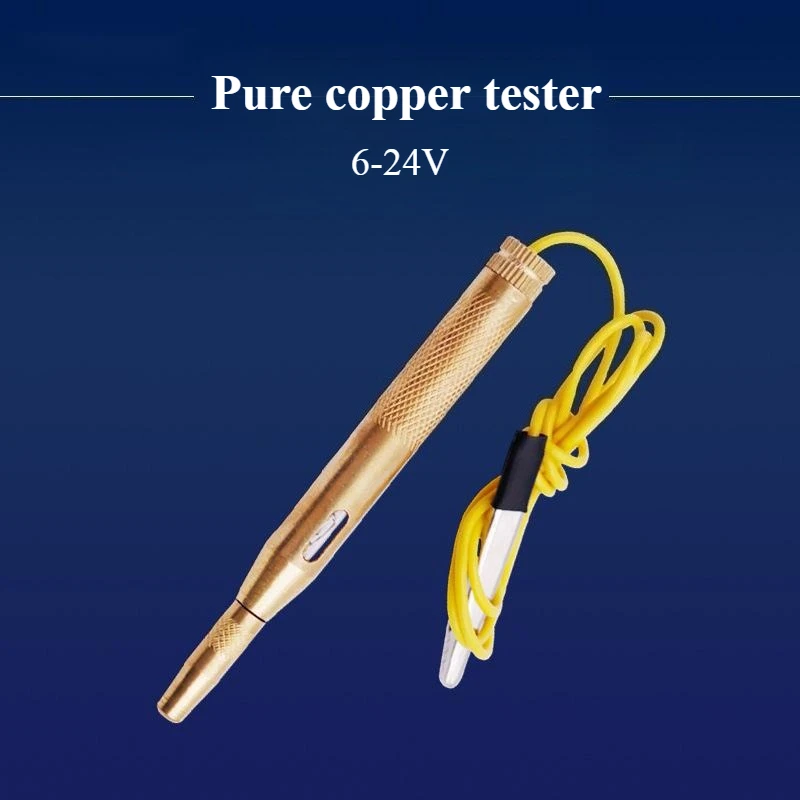 

Car Repair Copper Test Pen 6V12V24V Car Repair Induction Car Test Light Circuit Detection Test Pen