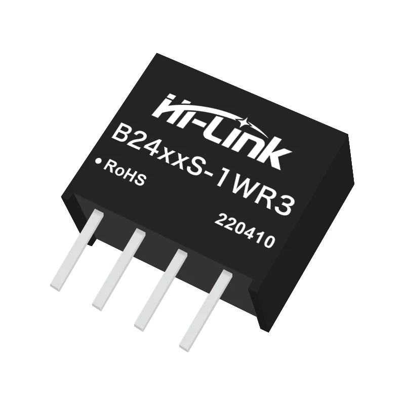 Hi-Link B24_S-1WR3 1W 3.3V/5V/9V/12V/15V/24V DC-DC Single Output Power Converter Module 21.6-26.4V