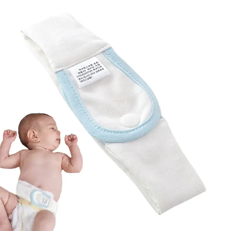 Couche-culotte à fibres élastiques pour bébé, ceinture plus large, outil de fixation en fibres pour l'abdomen inférieur de votre bébé