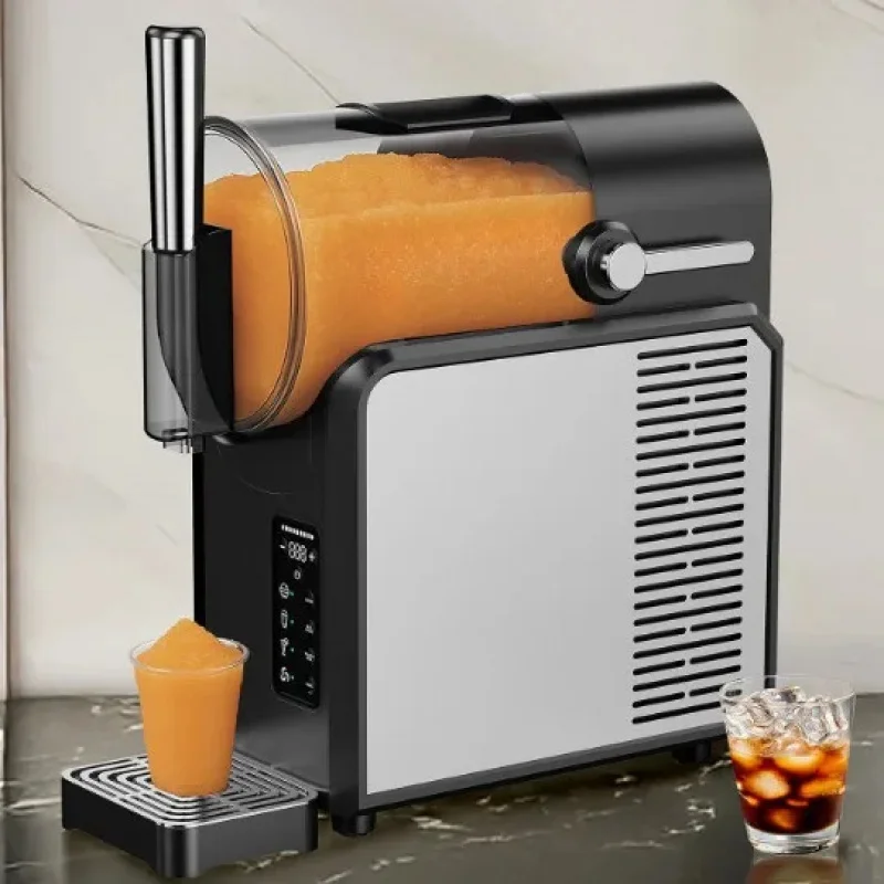 

(Sea shipping) Small Household Smoothie Machine Snow Melting Automatic Cleaning Single Cylinder 2 Liters Cold Drinking Slush