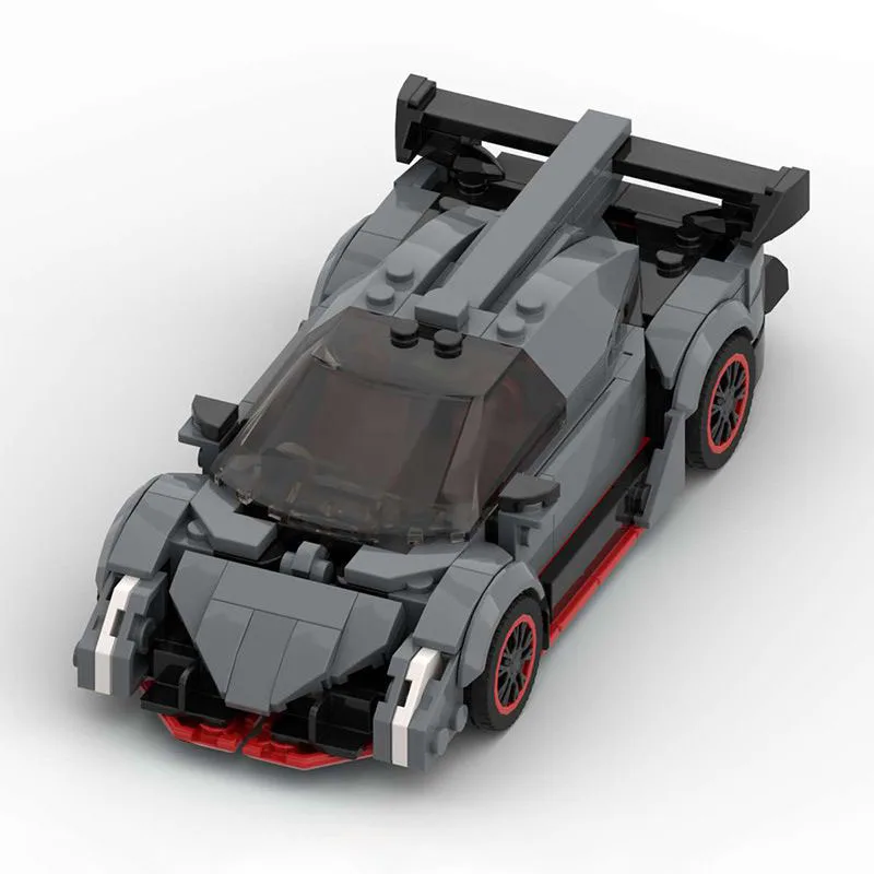 

MOC Veneno Speed Champions Super Sports Cars Building Blocks Bricks Set Kids Toys Gifts For Boys And Girls