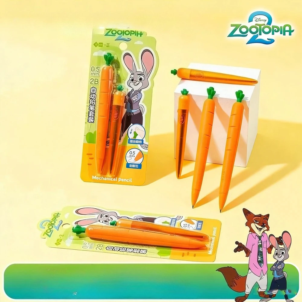 Disney Zootopia 2 Judy Cart Pen lápiz mecánico, novedad creativa lápiz de papelería, regalo