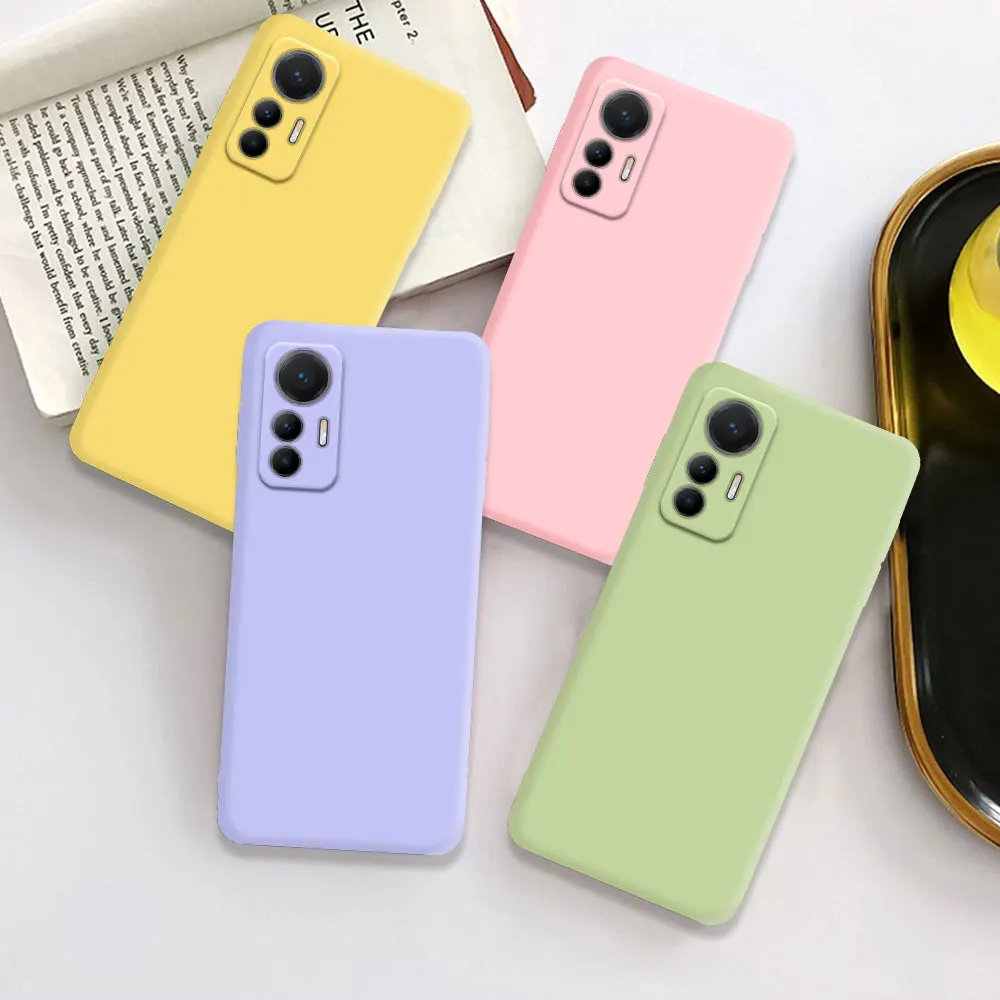 Luxury Liquid Silicone Phone Soft Case for Xiaomi Mi 12 12S 12X 12T 13 Pro Mi12 Lite NE Mi 13T Pro Mi13 Lite 5G Cover