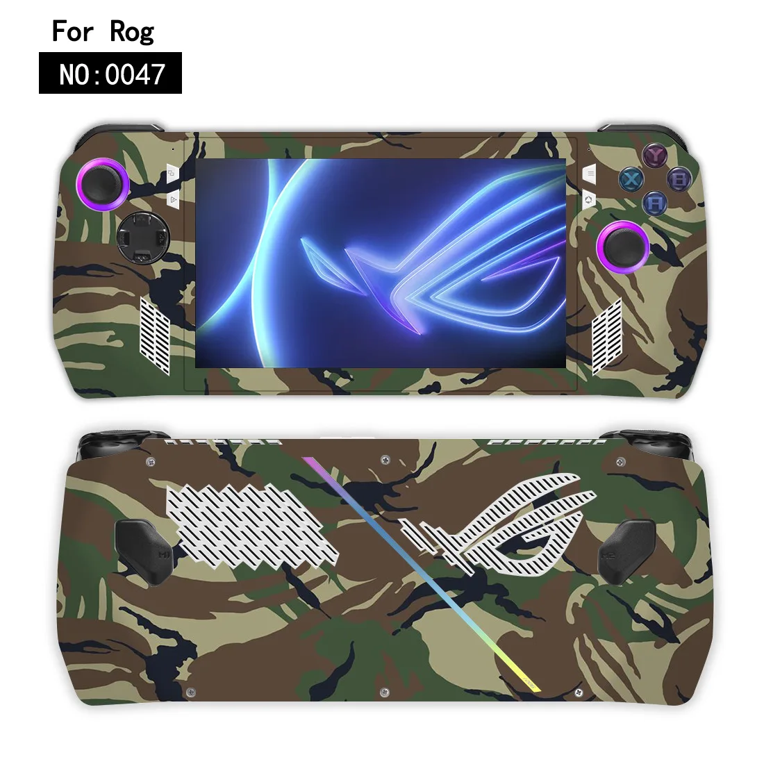 New Stickers Cover Case For Asus Rog Ally Console Full Set Protective Skin Decal For Rog Ally Handheld Gaming Protector Parts - view 6