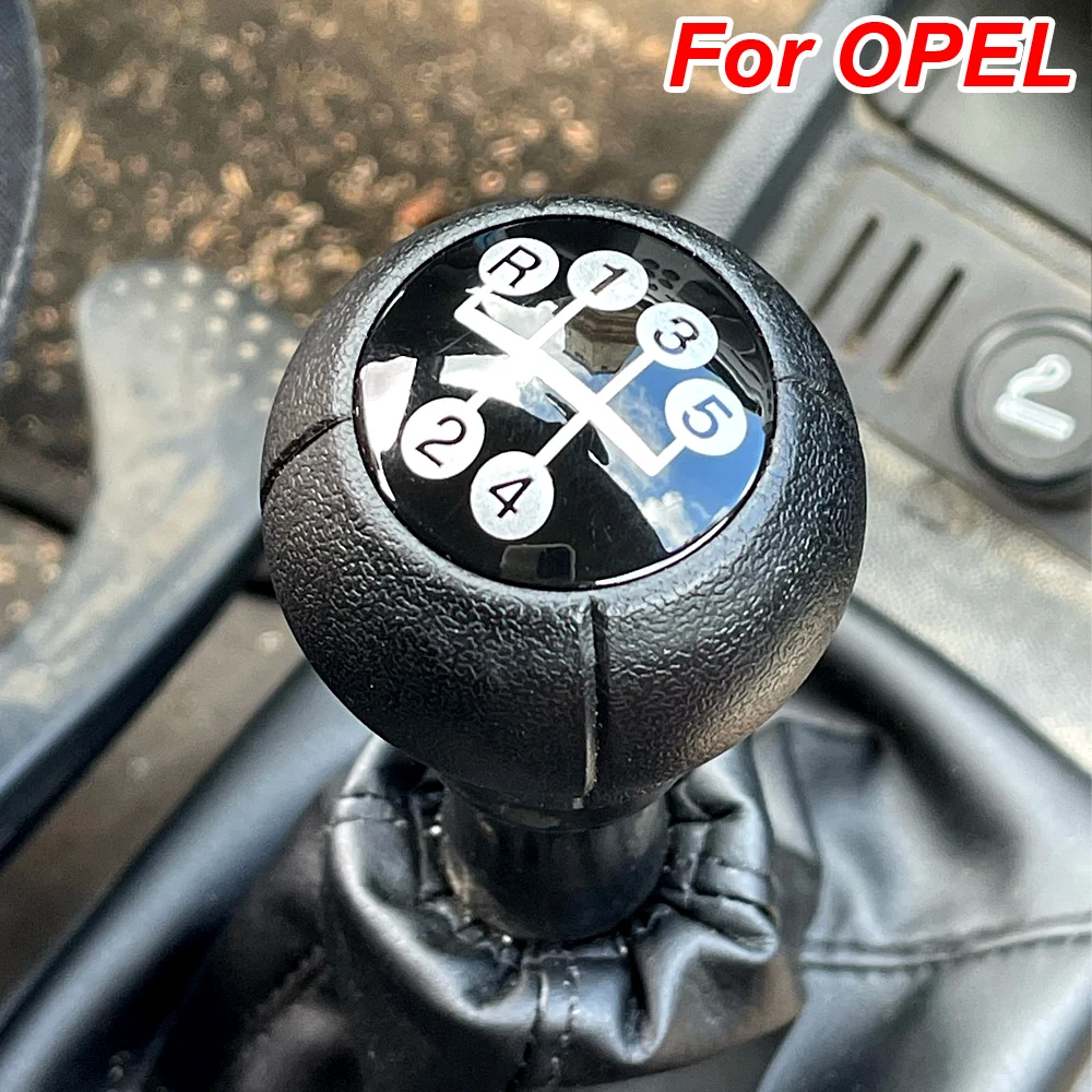 5 Speed Manual Gear Shift Knob Leather Gaiter Boot Cover Handbrake Case For OPEL TIGRA B (04-12) COMBO C (01-11) CORSA C (01-06)