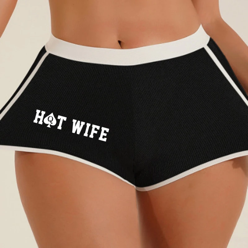 HOT WIFE Seamless Solid Color Panties Women\'s Sexy Boyshort Cute Girl Underwear Ladies Boxers Abdominal Lifting Hip Sports Youth