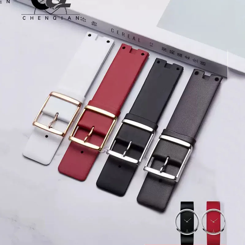 

Watch accessoriesFor CK K94231 K9423101 K9423107 Durable Soft for Calvin Klein Watch Strap Men's Genuine Leather Bracelet 22mm