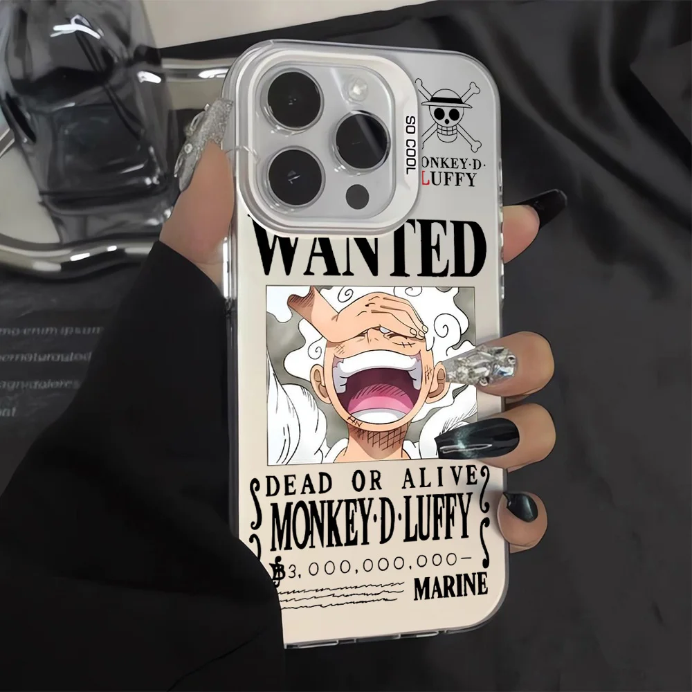 Anime o-umnes legal quente p-pieces caso de telefone para iphone 17 16e 16 15 14 13 12 11 mini pro max xr 8 7 ar mais queda fosco capa traseira