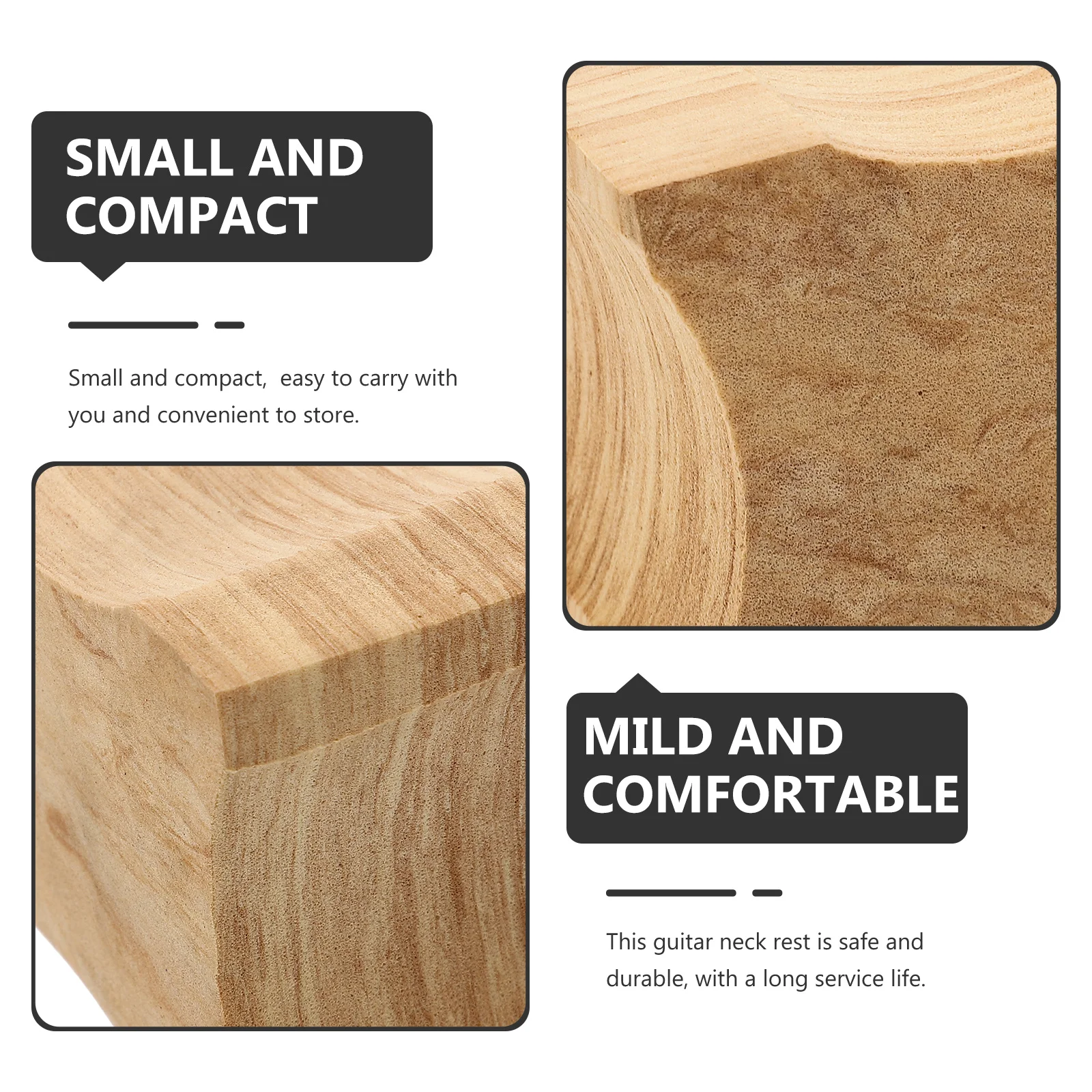 

Guitar Neck Rest Support Stand Accessory for Acoustic Electric Bass Stable Compact Easy Carry Store Guitar Repairment Rest