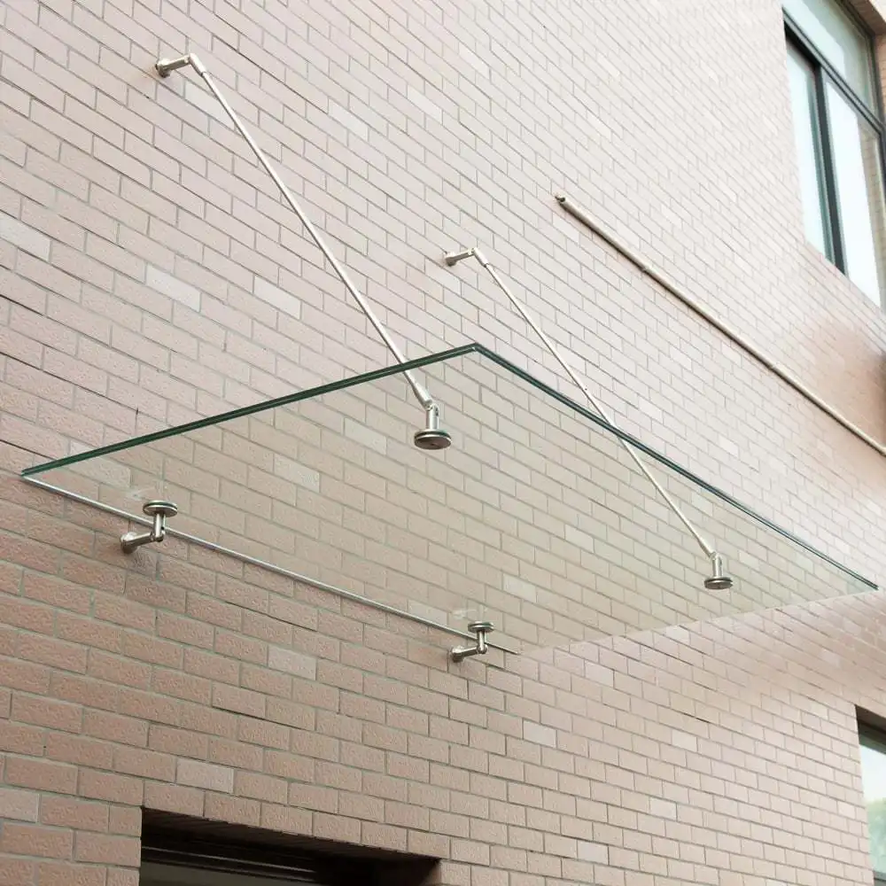 For Kinmade Stainless Steel Bracket for Laminated Safety Glass Canopy