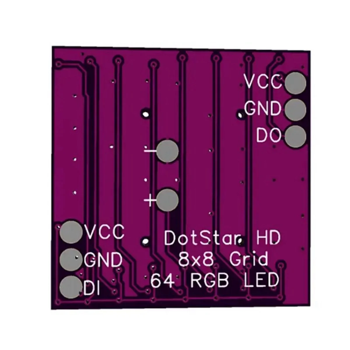 SMIEA Dotstar ความหนาแน่นสูง 8X 8, 64 บิต Rgb Led Pixel Screen