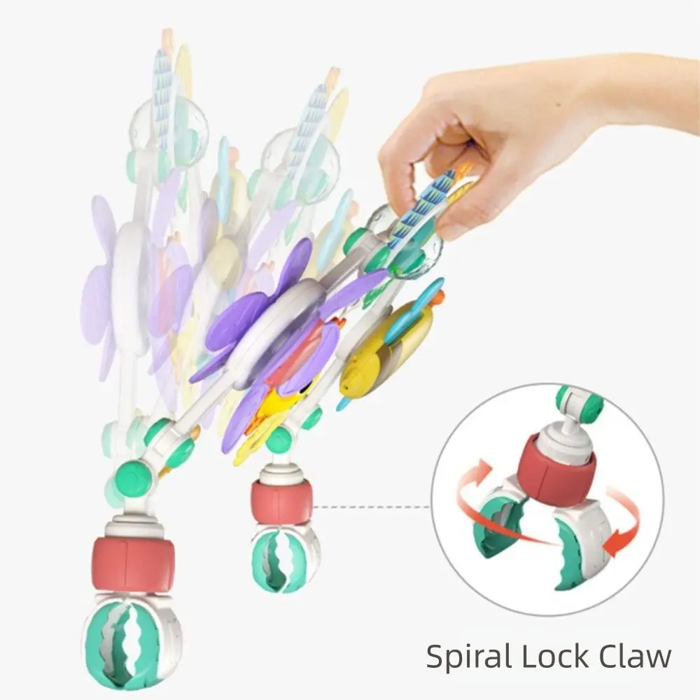 High Quality Colorful Bedbell Toy Foldable Arch Crib Bed Clip Hanging Toys Multi-purpose Stroller Toy