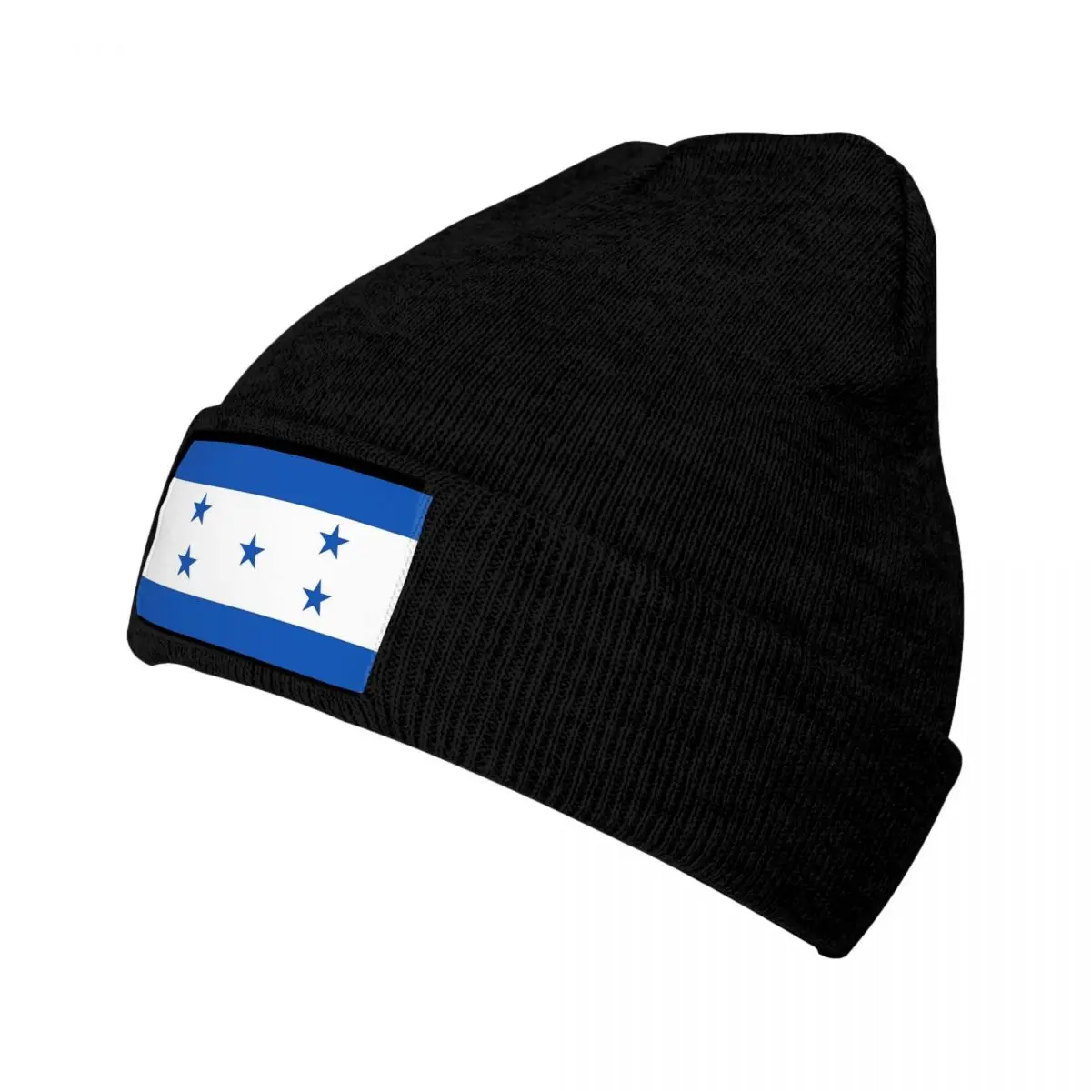 Honduran Flag Knitted Hat Beanies Autumn Winter Hat Warm Color Cap for Men Women Gift